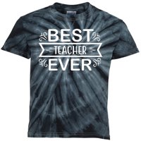 Best Teacher Ever Kids Tie-Dye T-Shirt