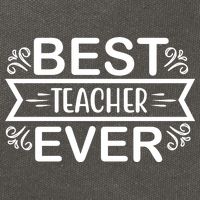 Best Teacher Ever Cotton Canvas Backpack