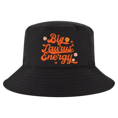 Big Taurus Energy Groovy Zodiac Sign Astrology Horoscope Cool Comfort Performance Bucket Hat