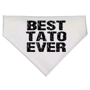 Best Tato Ever Dad Ukraine Distressed Gift USA-Made Doggie Bandana