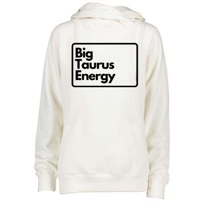 Big Taurus Energy Womens Funnel Neck Pullover Hood