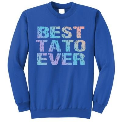 Best Tato Ever Dad Ukraine Distressed Gift Sweatshirt