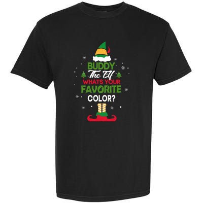 Buddy The Elf, What's Your Favorite Color? Garment-Dyed Heavyweight T-Shirt