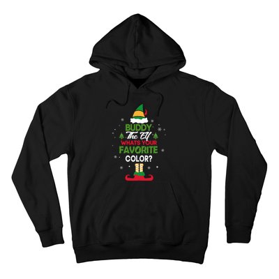 Buddy The Elf, What's Your Favorite Color? Hoodie