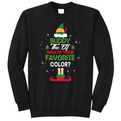 Buddy The Elf, What's Your Favorite Color? Sweatshirt