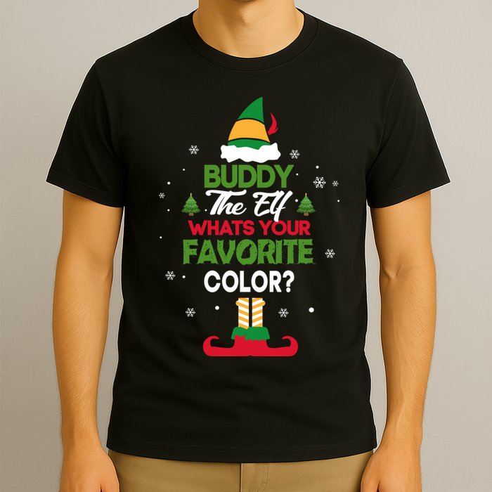 Buddy The Elf, What's Your Favorite Color? T-Shirt