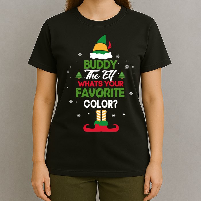 Buddy The Elf, What's Your Favorite Color? T-Shirt