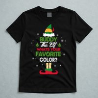 Buddy The Elf, What's Your Favorite Color? T-Shirt