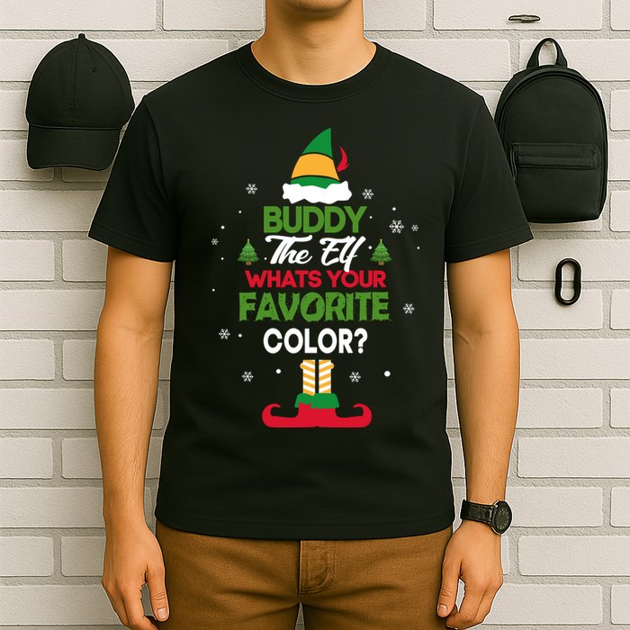 Buddy The Elf, What's Your Favorite Color? T-Shirt