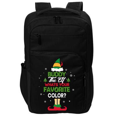 Buddy The Elf, What's Your Favorite Color? Impact Tech Backpack
