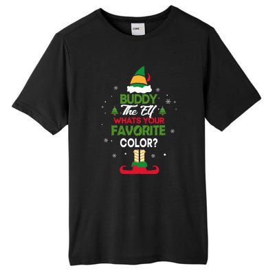 Buddy The Elf, What's Your Favorite Color? Tall Fusion ChromaSoft Performance T-Shirt