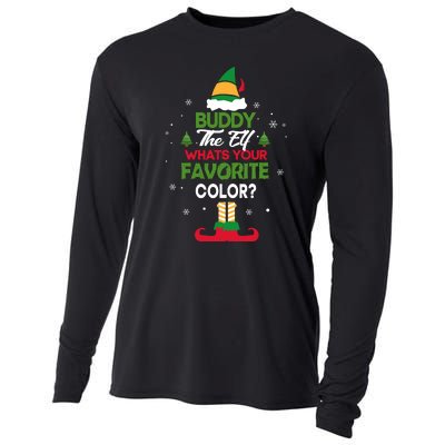 Buddy The Elf, What's Your Favorite Color? Cooling Performance Long Sleeve Crew