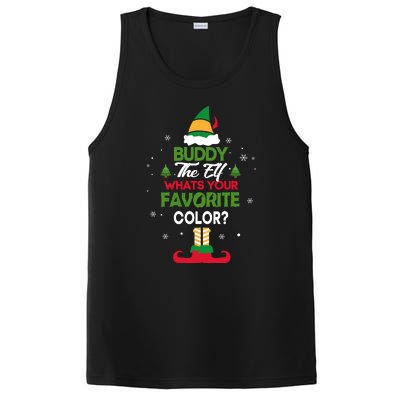 Buddy The Elf, What's Your Favorite Color? PosiCharge Competitor Tank