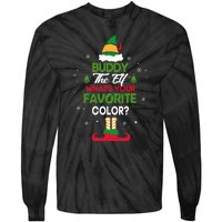 Buddy The Elf, What's Your Favorite Color? Tie-Dye Long Sleeve Shirt