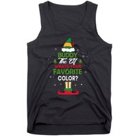 Buddy The Elf, What's Your Favorite Color? Tank Top