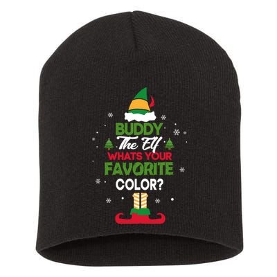 Buddy The Elf, What's Your Favorite Color? Short Acrylic Beanie