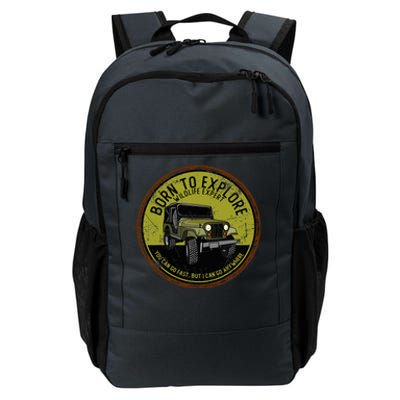 Born To Explore Off Roading Offroad 4x4 Suv Daily Commute Backpack