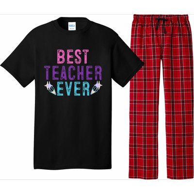 Best Teacher Ever Teacher Gift End of the year graduation Pajama Set