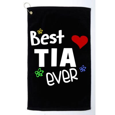 Best Tia Ever Gift Auntie Gift Golf Towel
