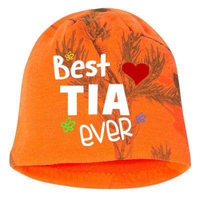 Best Tia Ever Gift Auntie Gift Kati - Camo Knit Beanie