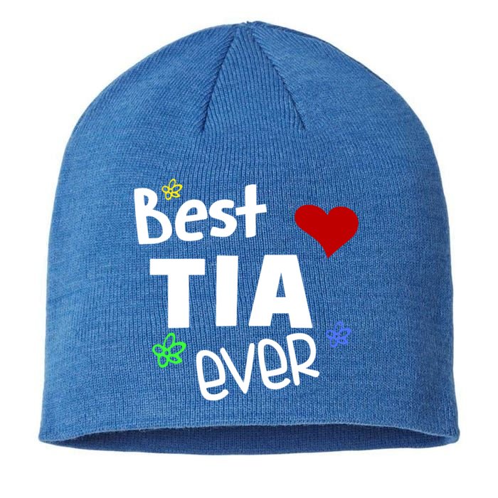 Best Tia Ever Gift Auntie Gift Sustainable Beanie