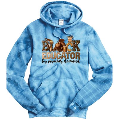 Black Teacher Educator African American Professor Ta School Tie Dye Hoodie