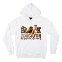 Black Teacher Educator African American Professor Ta School Hoodie