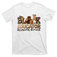 Black Teacher Educator African American Professor Ta School T-Shirt