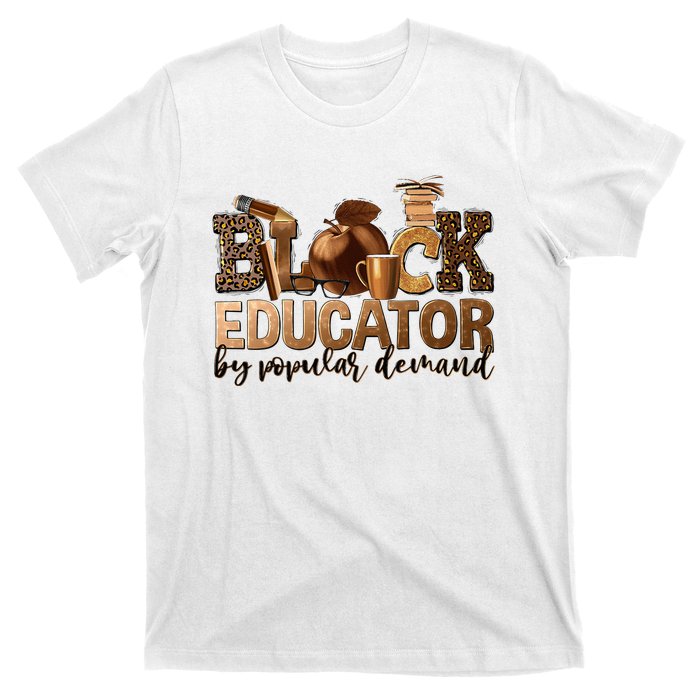 Black Teacher Educator African American Professor Ta School T-Shirt