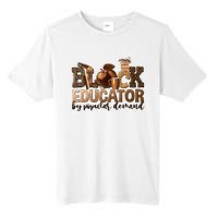 Black Teacher Educator African American Professor Ta School Tall Fusion ChromaSoft Performance T-Shirt