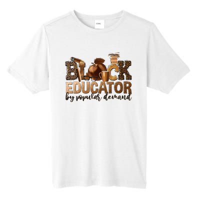 Black Teacher Educator African American Professor Ta School Tall Fusion ChromaSoft Performance T-Shirt