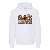 Black Teacher Educator African American Professor Ta School Premium Hoodie