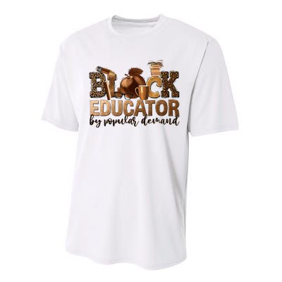 Black Teacher Educator African American Professor Ta School Performance Sprint T-Shirt