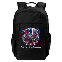 Borderline Tavern Eagle American Flag 4th Of July  Backpack