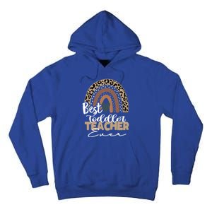 Best Teacher Ever Boho Rainbow Teacher Appreciation Meaningful Gift Tall Hoodie