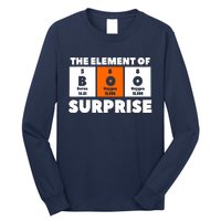 Boo The Element Of Surprise Science Chemistry Chemist Long Sleeve Shirt