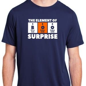 Boo The Element Of Surprise Science Chemistry Chemist Adult ChromaSoft Performance T-Shirt