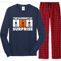 Boo The Element Of Surprise Science Chemistry Chemist Long Sleeve Pajama Set