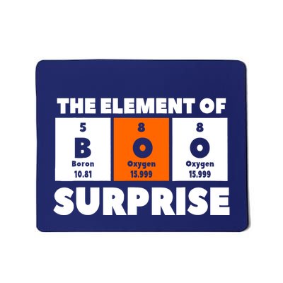Boo The Element Of Surprise Science Chemistry Chemist Mousepad