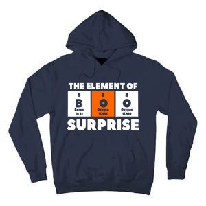 Boo The Element Of Surprise Science Chemistry Chemist Tall Hoodie