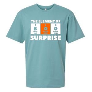 Boo The Element Of Surprise Science Chemistry Chemist Sueded Cloud Jersey T-Shirt