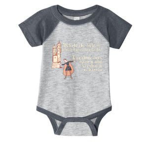 Behold The Field In Which I Grow My Fucks. Funny Meme Infant Baby Jersey Bodysuit