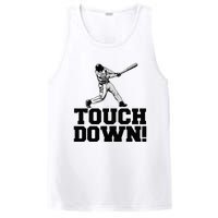 Baseball Touchdown Funny Sarcastic Baseball Touchdown PosiCharge Competitor Tank