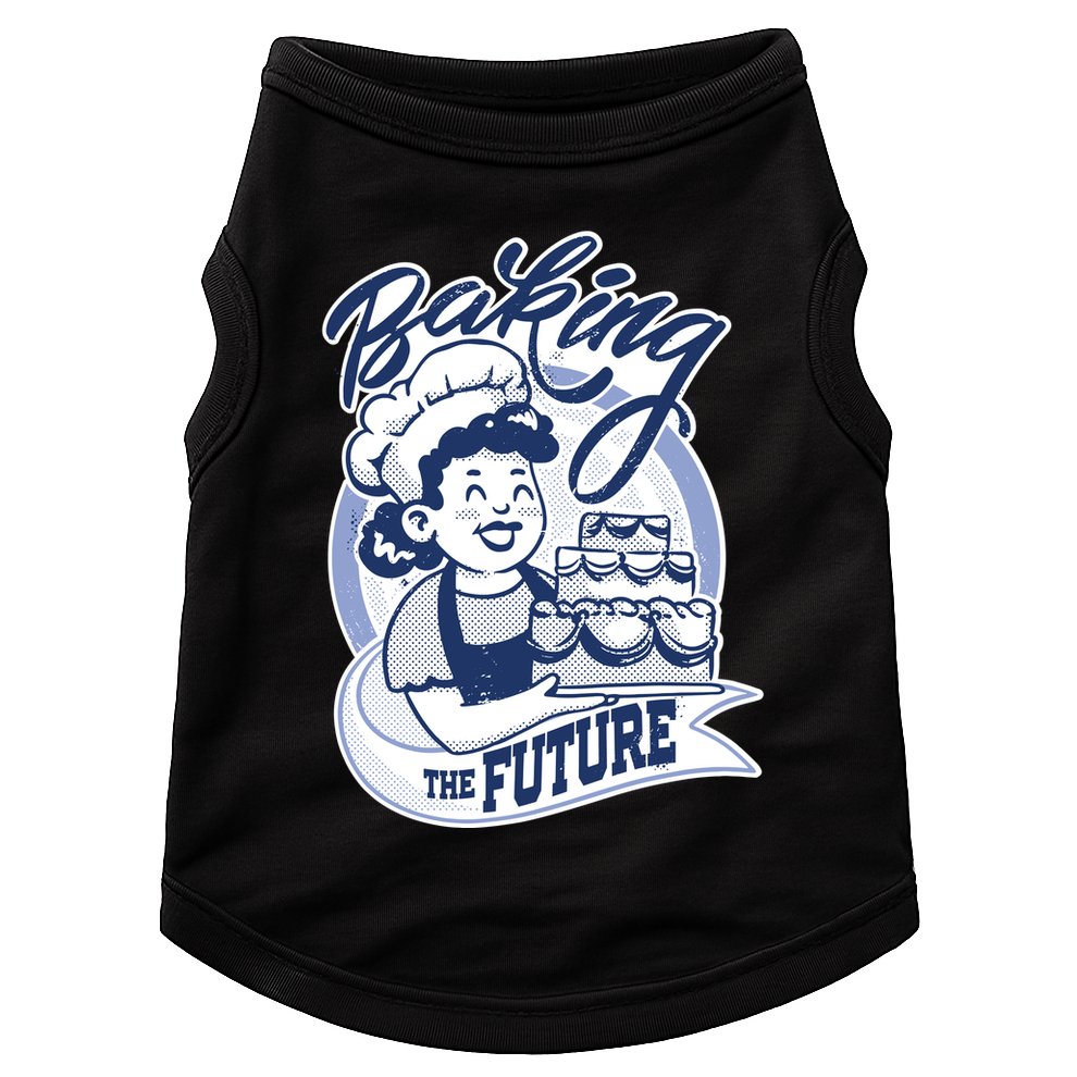 Baking The Future Retro Cartoon Doggie Tank