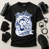 Baking The Future Retro Cartoon Performance Shirt