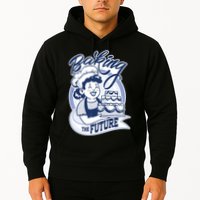 Baking The Future Retro Cartoon Hoodie