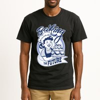 Baking The Future Retro Cartoon Tall T-Shirt