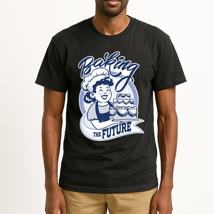 Baking The Future Retro Cartoon Tall T-Shirt