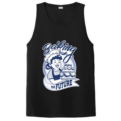 Baking The Future Retro Cartoon PosiCharge Competitor Tank