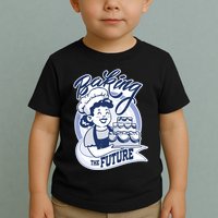 Baking The Future Retro Cartoon Toddler T-Shirt